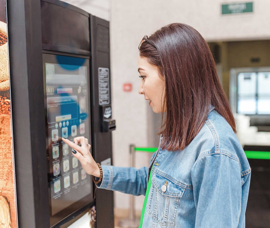 Vending Machine Valley Machines em uso